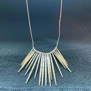 Stella & Dot silver starburst necklace